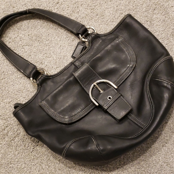 Coach leather shoulder bag - Picture 6 of 8